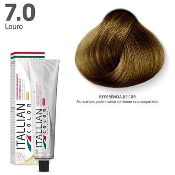 Coloração Tintura  Itallian Color Tintura 60g Todas As Cores - 7-0 loiro