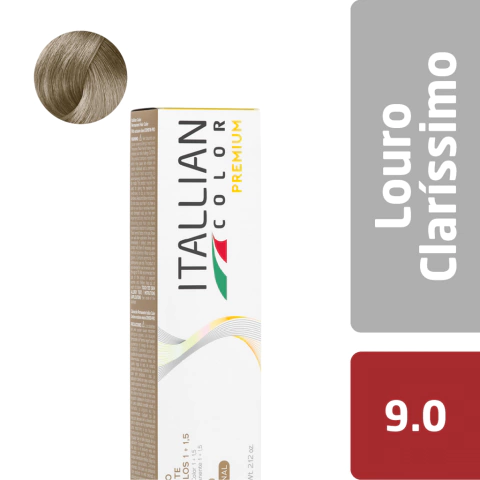 Coloração Tintura  Itallian Color Tintura 60g Todas As Cores - 9-0 loiro clarissimo